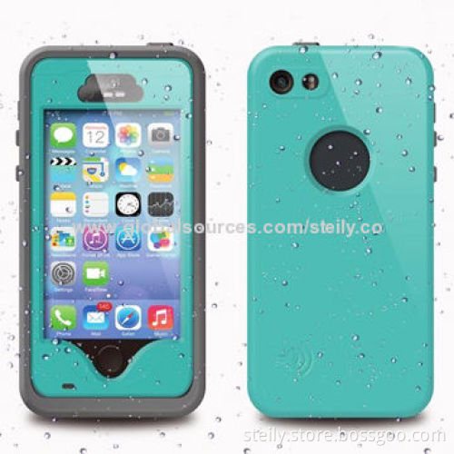 OEM Best-quality Small Dot Waterproof/Shockproof Case Cover for iPhone 5S with Touch ID